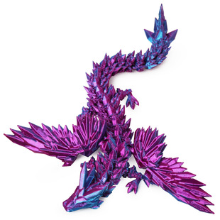 3D Printed Flying Dragon with Wings Model Joint Movable Chinese Dragon Ornaments Bjd Same Style Creative Kidsren's Toy Dragon