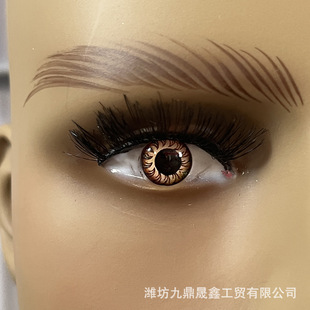Artificial eyeballs men's model head glasses scarf display props men's model head model mask model head