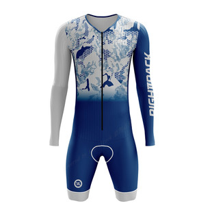 Cycling Clothing Jumpsuit Men's Outdoor Mountain Bike Bicycle Competition Tight Clothing Quick-drying Breathable Road Clothing