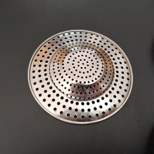 Fully punched integrated stainless steel bathroom drain filter screen bathroom sewer hair floor drain screen