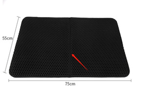 Cushion Foreign Trade EVA Double Layer Cat Litter Pad Anti-take-out Cat Nest Pad Waterproof Sand Control Folding Cat Litter Pad Cat Litter Pad