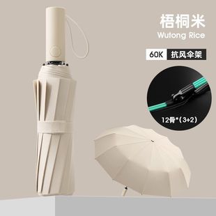 [1062 People's Collection] 60-bone Full-automatic Umbrella for Male and Female Students Sunlight and Rain Dual-purpose Sunscreen and UV Protection Sun