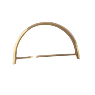 Manufacturers in stock multi-specification metal semi-circular hand-held D-shaped bag handle high-grade luggage hardware accessories