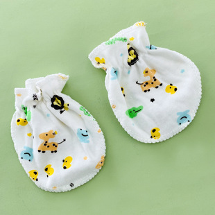 Doodle Play Newborn Anti-scratch Gloves Baby Supplies Cotton Small Gloves Baby Anti-scratch Face Baby Gloves