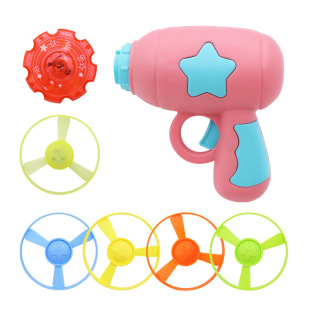 Cats and Dogs Pet Special Toys Frisbee Gun Indoor Self-relief Cat Stick Whirling Luminous Bamboo Dragonfly