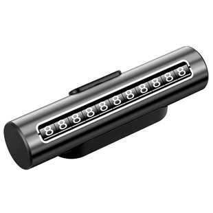 Printable LOGO creative metal hidden mobile number plate high temperature roller temporary car temporary parking plate
