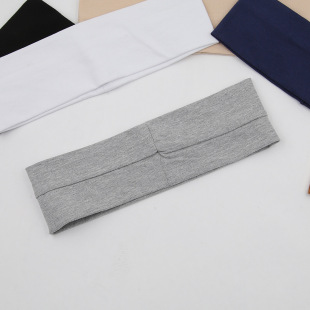 Cross-border New Adult Cotton Sports Hair Band Korean Stretch Yoga Band Unisex Hair Band