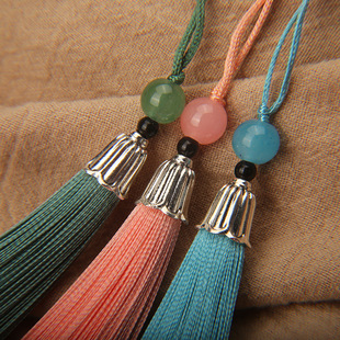 8cm bergamot flower tassel fringe seed alloy fish mouth hanging spike exquisite cap pendant sachet accessories pendant bookmark