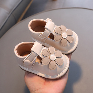 Baby Soft Sole Shoes Baby Girls Call Shoes Autumn Breathable Anti-dropping Toddler Shoes Non-slip Girls Princess Shoes Direct Selling Price