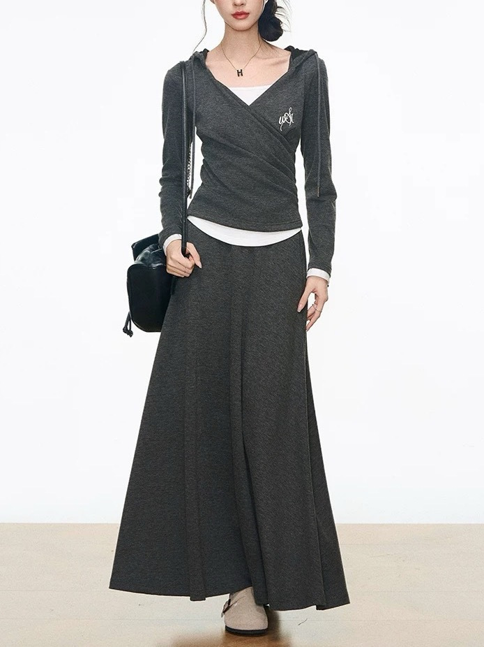 8.10 New Product Westayon Fake Two-Piece Sweater Knitted Sweater Women's Top Suit Korean Commuting Slimming New Style