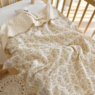 Newborn Baby Cotton Gauze Blanket Baby Beanie Blanket Kindergarten Children Nap Four Seasons Soothing Blanket