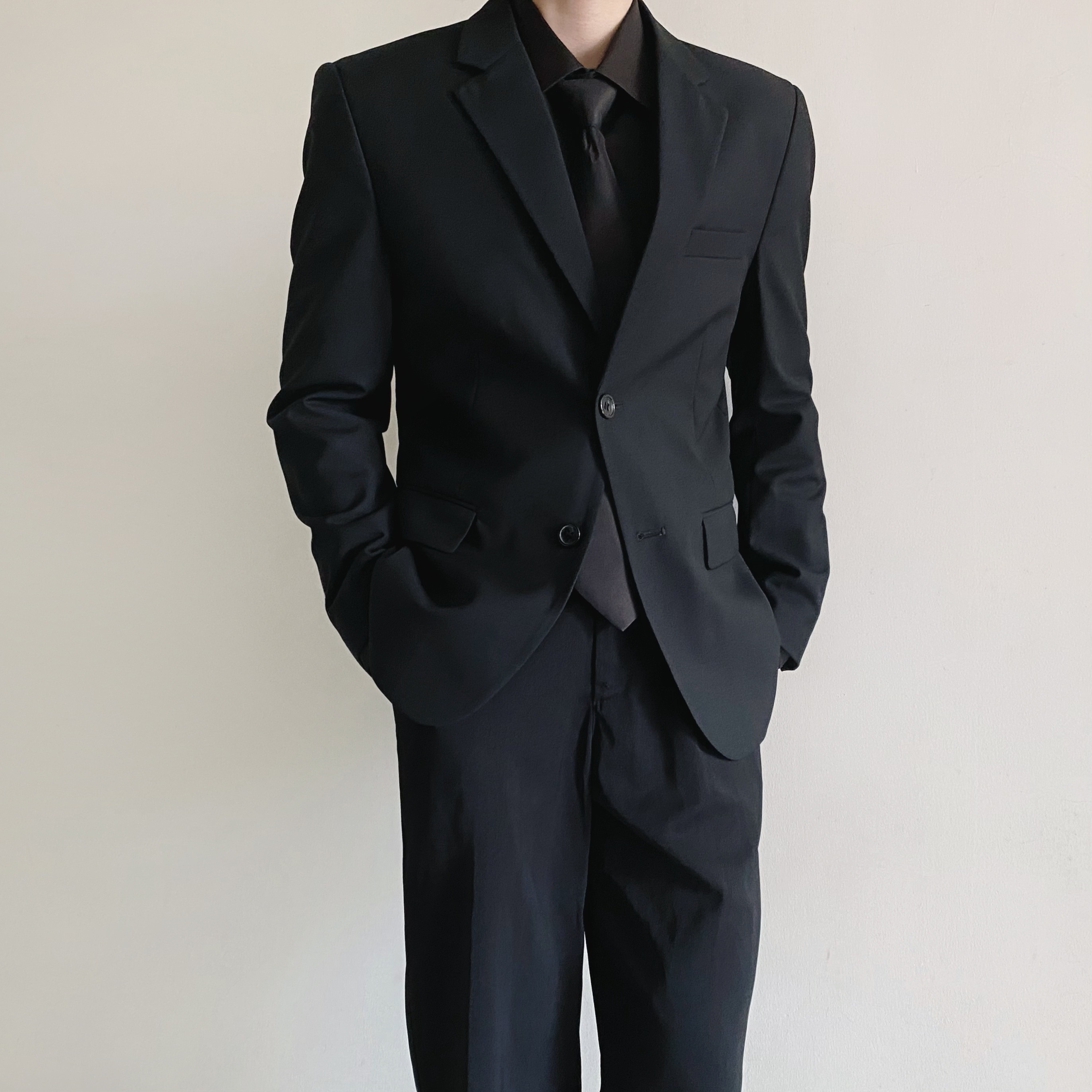 Men's High-End Suits for College Students, Civil Servants, Business Attire, Slim-Fit Formal Suits, Interview Suits, Wedding Group Suits