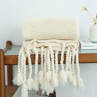 Winter Knitted Blanket Office Nap Thickened Leg Cover Small Blanket Shawl Warm Sofa Blanket blanket