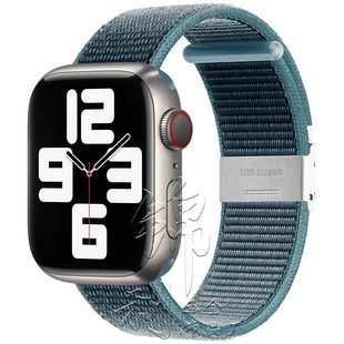 Рекомендуем для Apple Watch Нейлоновая петля Двухсекционная Регулируемая пряжка Ремешок iwatch