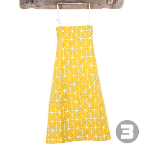 Japanese Work Clothes Scandinavian Pure Cotton Fabric Oil-Proof Cleaning Kitchen Home Coffee Shop Bakery Half-Length Weiyan