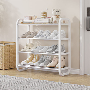 Shoe Rack Dormitory Door Small Narrow Outdoor Corridor Iron Shoe Cabinet Rental House Indoor Multi-layer Simple Shoe Rack