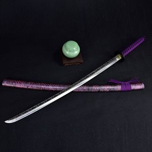 Longquan City Sword One Hand Forged Cold Weapon Film and Television Hard Sword Stainless Steel Command Knife Collection Unopened Blade
