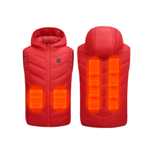 Cross-border Winter Men's Stand Collar Fever Children's Vest Electric Vest USB Power Supply Intelligent Constant Temperature Heating Suit