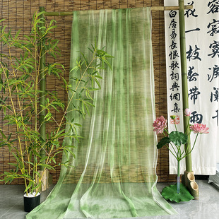 Green Gun Mantle Antique Chinese Style New Chinese Style Scene Decoration Arrangement Gun Mantle Wedding Wedding Cloth Mantle Ceiling Gun Mantle