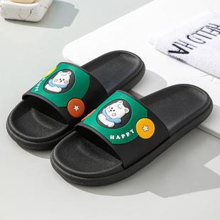 New Sandals and Slippers Home Slippers Men's Hotel and Homestay Slippers Thick Bottom Anti-slip Internet-famous Cute Couple Slippers
