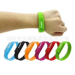 Wrist USB Flash Drive Silicone Hand Ring USB Drive Corporate Advertising USB Fashion Pat Belt Wrist Strap USB Flash Drive Suspendrive