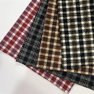 Ready Supply of Woolen Small Plaid Clothing/shoes, Hats/bag Fabrics, Beautiful Prices, Shaoxing Fabrics