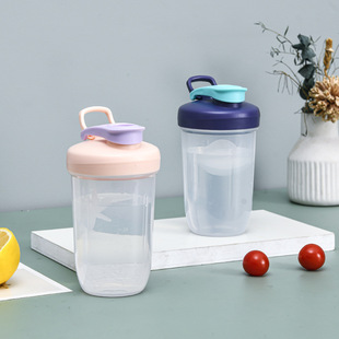 400 ml Shake Cup Protein Powder Milkshake Men's and Women's Gym Sports Water Cup Scale Portable Mixing Ball Cup