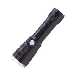Aluminum alloy P50 flashlight LED lamp super bright long-range zoom rechargeable outdoor adventure camping lighting