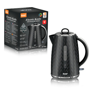 RAF European Standard Cross-border Electric Kettle Household Kettle Electric Kettle Double Layer Inner Stainless Steel 1.7L