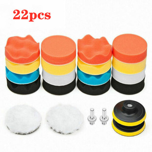 3inch Sponge Polishing Pad Set Custom Paint Surface Grinding Waxing Tool Polishing Disc Scratch Repair Sponge Wheel