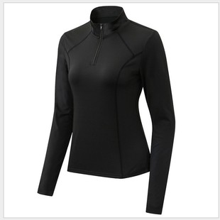 Women's Autumn and Winter Yoga Long-sleeved Fitness Clothes Slim-fit Slimming Running T-shirt Top Quick-drying Sports Sweatshirt