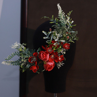 Forest Style Simple Bridal Headband, Elegant Style, Quanzhou Characteristic Adult Rattan Wedding Hair Accessories, Sweet Seaside Vacation
