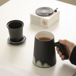 Wanli Shanhe Cup Cans Set with Umbrella Practical Gift Commemorative Plate for Elder Leaders and Teachers Accompanying Gift Box