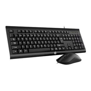 HP/HP KM100 проводной клавиатуры Мышь Набор портативных игр бизнес-офис универсальная оптовая продажа