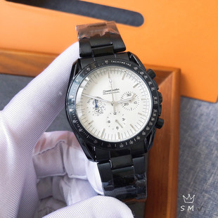 Three-eye six-pin full-function timing men's business simple steel belt watch foreign trade hot