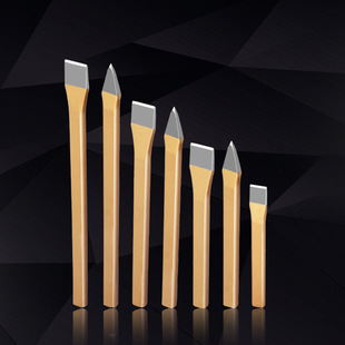 Alloy Steel Chisel Flat Shovel Special Chisel for Iron Chisel Hand-made Hairpin Drill Concrete Stone Breaking Stone Artifact