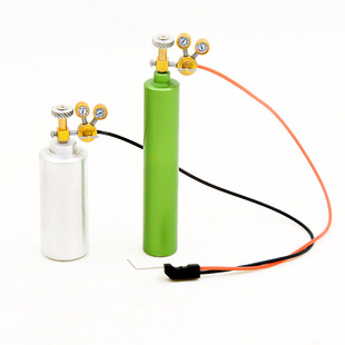 1:18 car model repair scene accessories alloy oxygen bottle acetylene bottle fire hydrant air pump oil barrel