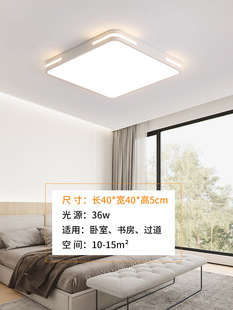 Led Ultra-Thin Eye Protection Living Room Hall Main Light Source Processing Customized Whole House Room Bedroom High-End Ceiling Lamp
