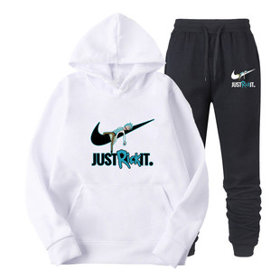 Cross-border Sweat Casual Fashion Men's suit Trendy Pullover Printed Loose Hooded Sweat Fashion All-match