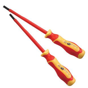 WEDO dimension tool VDE high voltage resistant chrome vanadium steel insulated flat-blade screwdriver for electrician insulated screwdriver