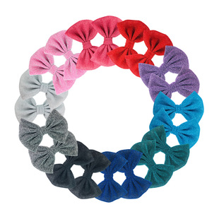 New silver cloth car line bow headdress clothing shoes DIY accessories pet accessories in stock