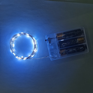 LED light string No. 5 battery box wave ball Net red decoration European and American Christmas lights string lights led flashing lights colored lights