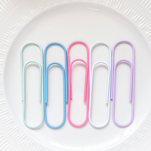 Cute Ins Cute Cartoon Pclip Colorful Shaped Pin Creative Metal Bookmark Stationery
