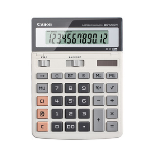 Canon WS-1200H большой коммерческий цветной офисный солнечный электронный калькулятор бухгалтерский учет финансов компьютер