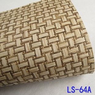 Straw paper wallpaper bamboo mat pattern coarse hemp line furniture cabinet door wallpaper three-dimensional thickening