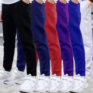 Solid Color Children's Pants Girls' Boys' Pants Big Children's Trousers Boys Baby Casual Pants Girls' Leggings