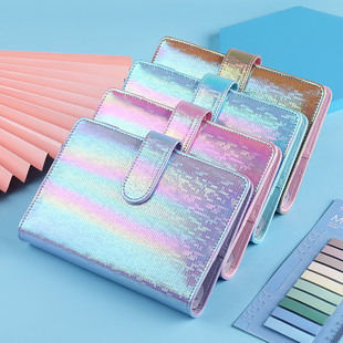 Notebook Rainbow Square Meteor Shower Notepad Handbook