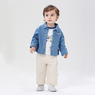 Baby Coat 2025 New Arrival Spring and Autumn Boys' Foreign Style Outer Wear Clothes Jacket Boys' Spring Casual suit Spring