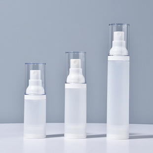 Manufacturer's Ready Stock Wholesale Air Pump Vacuum Bottle Dispensing Bottle Frosted Toothpaste Bottle Pp Lotion Bottle Spray Press Bottle