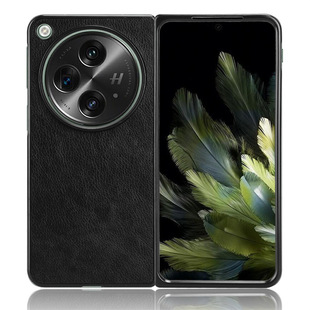 Для OPPO Find N3 Чехол для телефона Plus OnePlus Открытый защитный чехол Кожаный складывающийся чехол с узором Личи